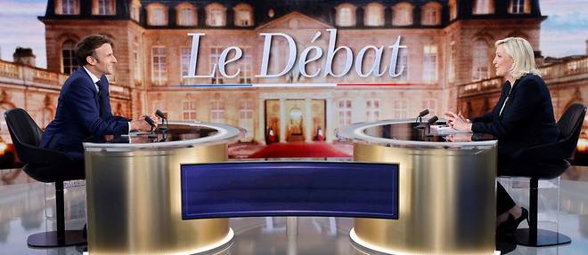 Présidentielle: la presse décerne un léger avantage à Macron à l’issue du débat