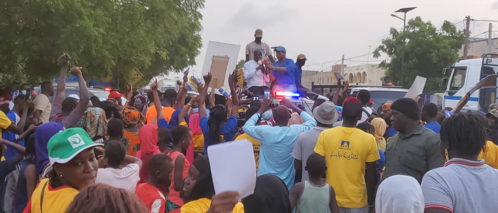 VIDÉO – Caravane Non au Troisième mandat  (NTM) de Macky  : Bougane chauffe Sébikhotane avec le maire de Yewwi et appelle à votre contre Macky