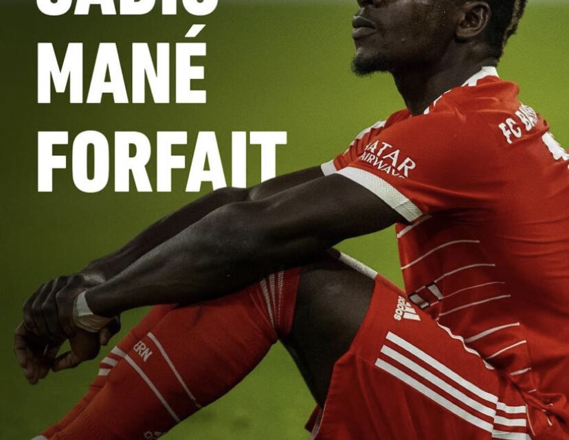 Sénégal : Sadio Mané finalement forfait pour la Coupe du Monde !