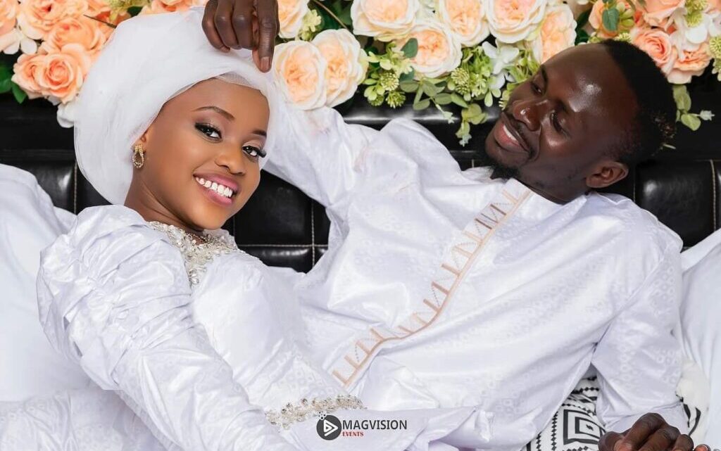 Carnet blanc : d’incroyables photos de Sadio Mané en compagnie de son épouse