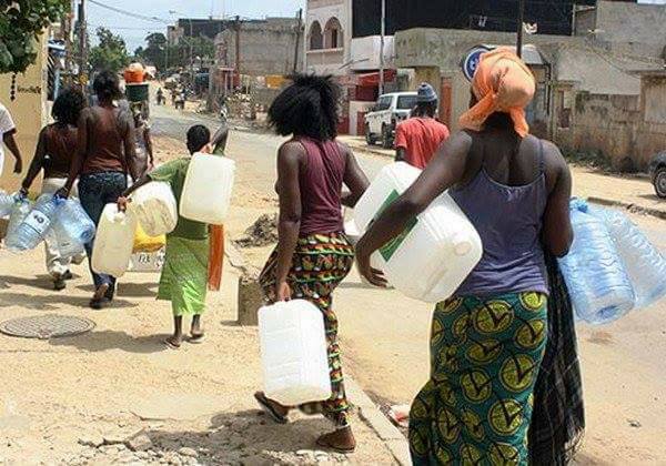 Distribution de l’eau : mauvaise nouvelle pour les populations de Dakar, Mbour et Thiès