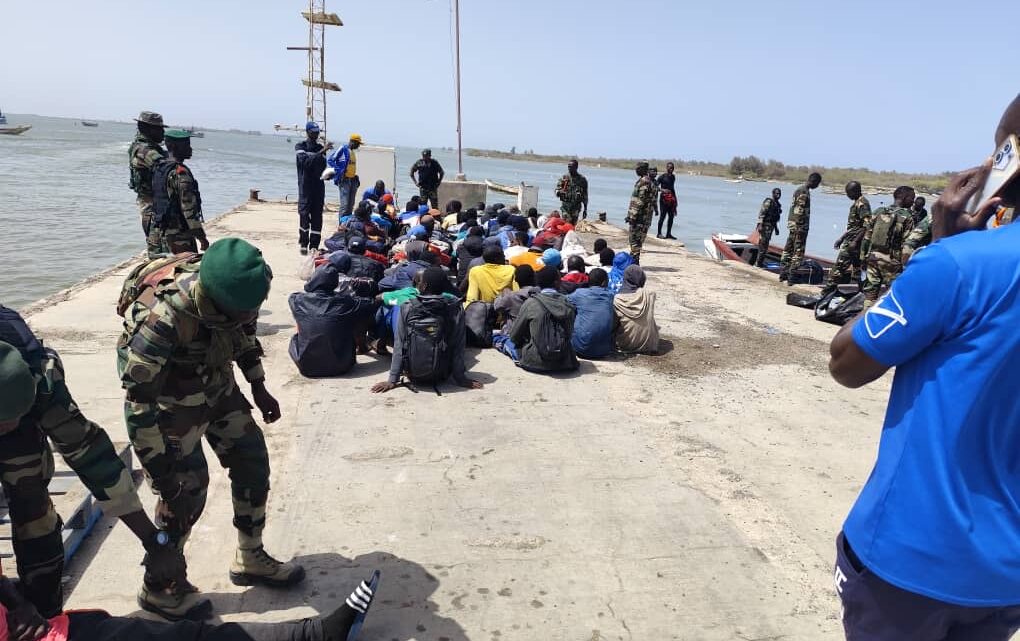 Barça ou Barsakh : une embarcation avec à son bord 200 migrants interceptée à Saint-Louis￼ 