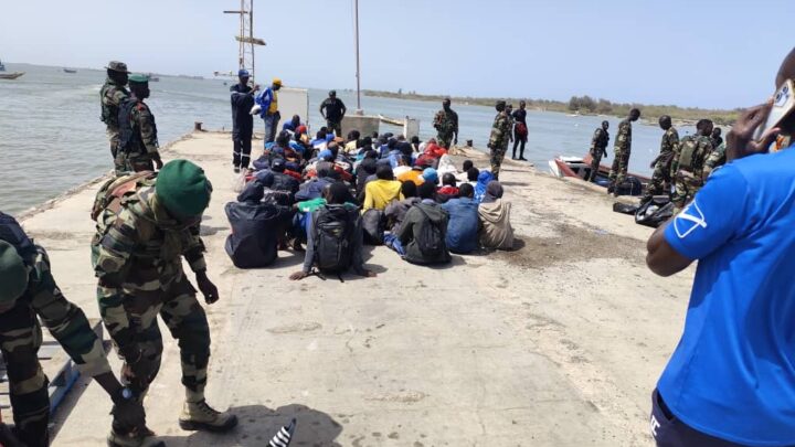 Barça ou Barsakh : une embarcation avec à son bord 200 migrants interceptée à Saint-Louis￼ 