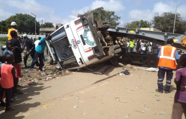 Accident de Ndande : le bilan est revu à la hausse