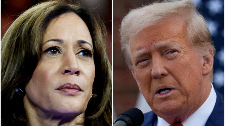 Vote aux USA : à minuit, Trump et Kamala Harris à égalité