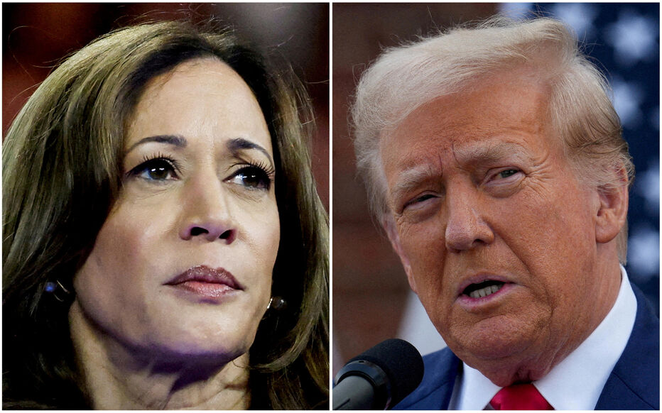 Vote aux USA : à minuit, Trump et Kamala Harris à égalité